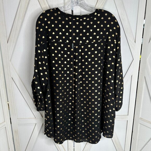 Torrid Harper 3/4 Sleeve Pullover Blouse - Picture 2 of 5